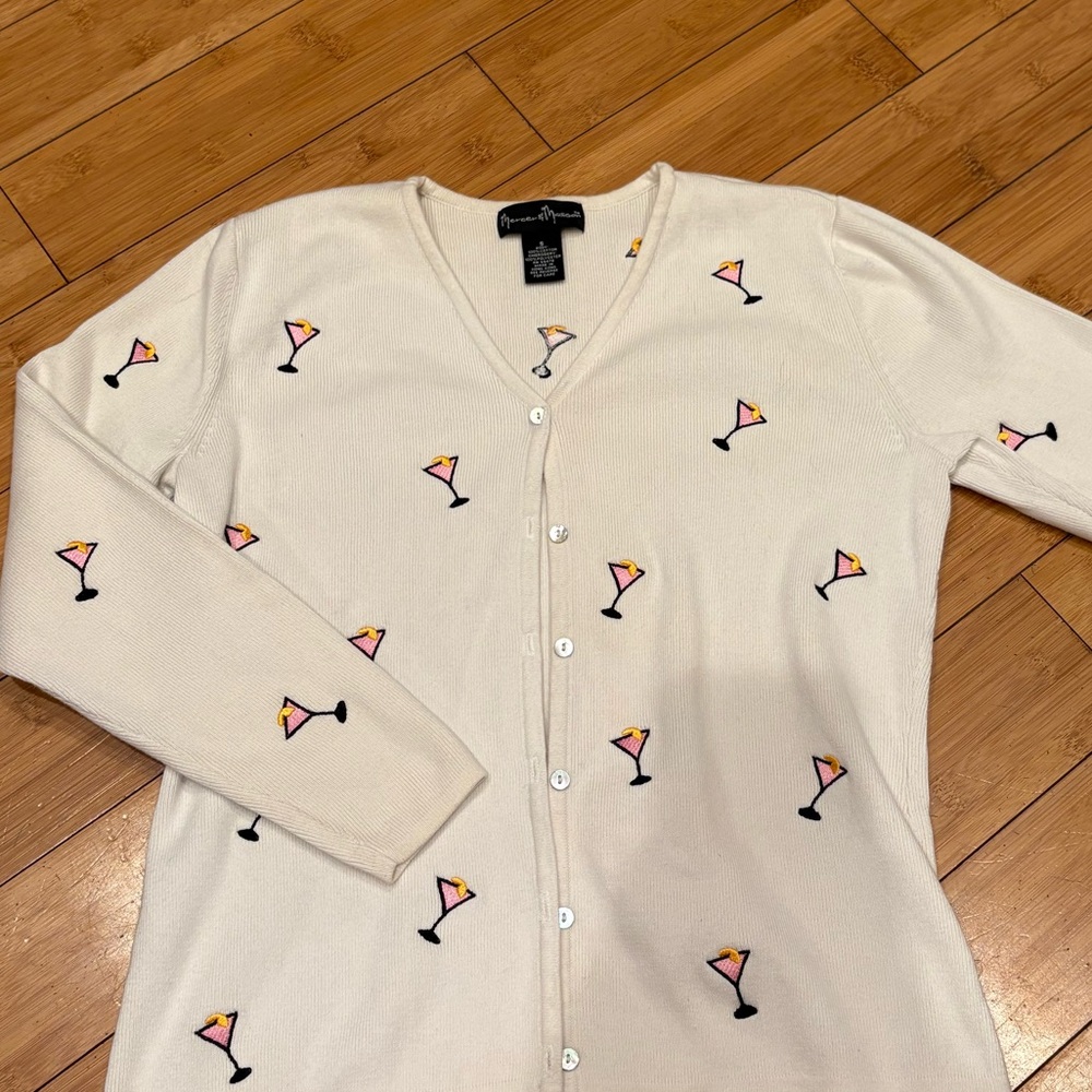 Martini Glass Cardigan